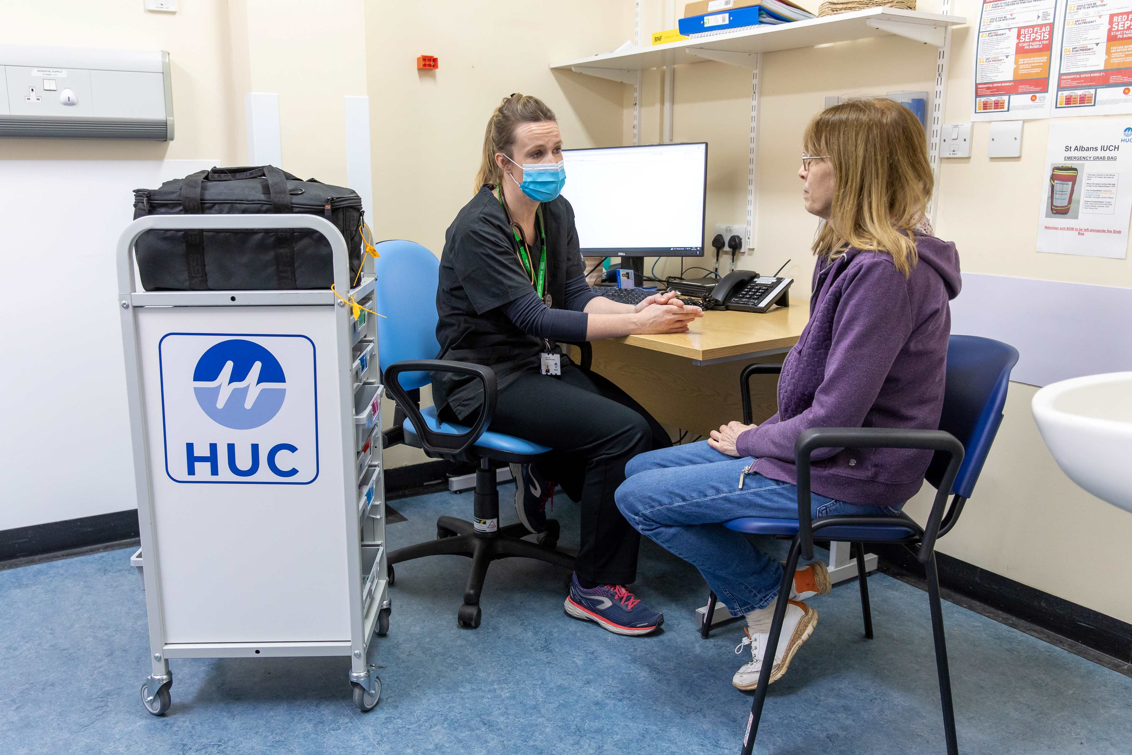 St Albans patient and nurse